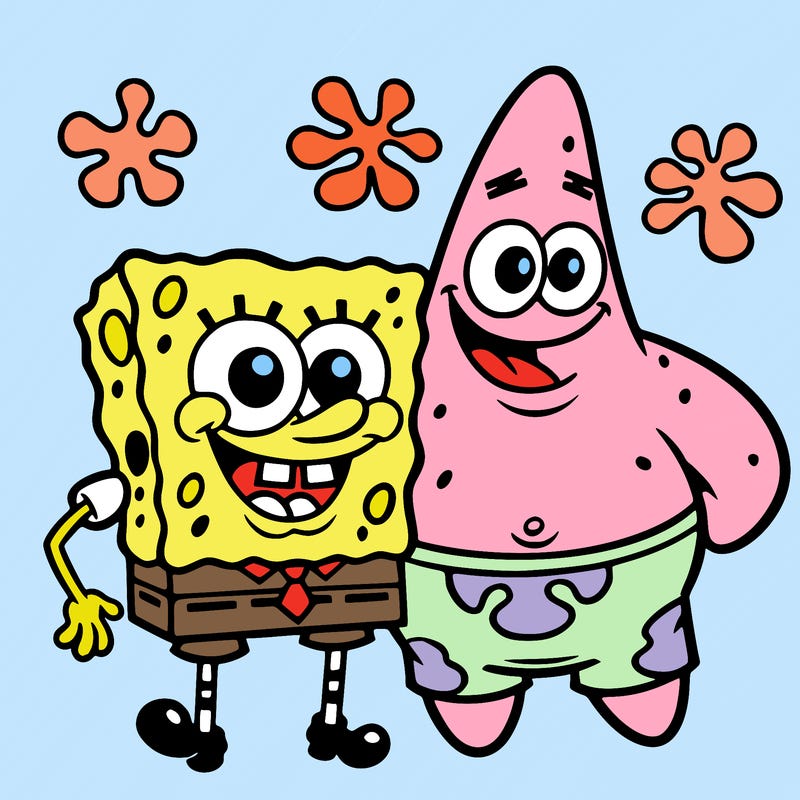 sponge bob with patrick
