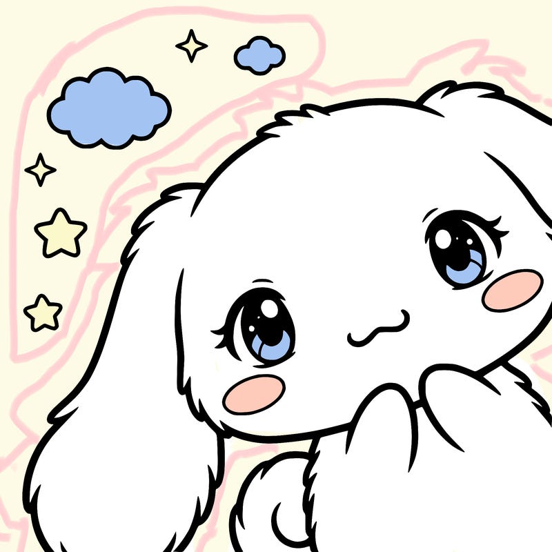 anime cinnamoroll cute fluffy