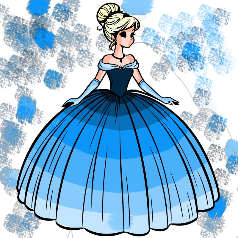 ballgown woman