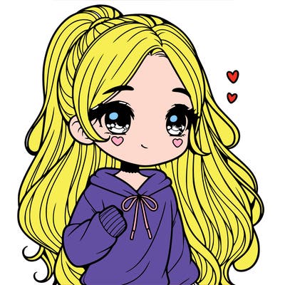 cute girl realistic