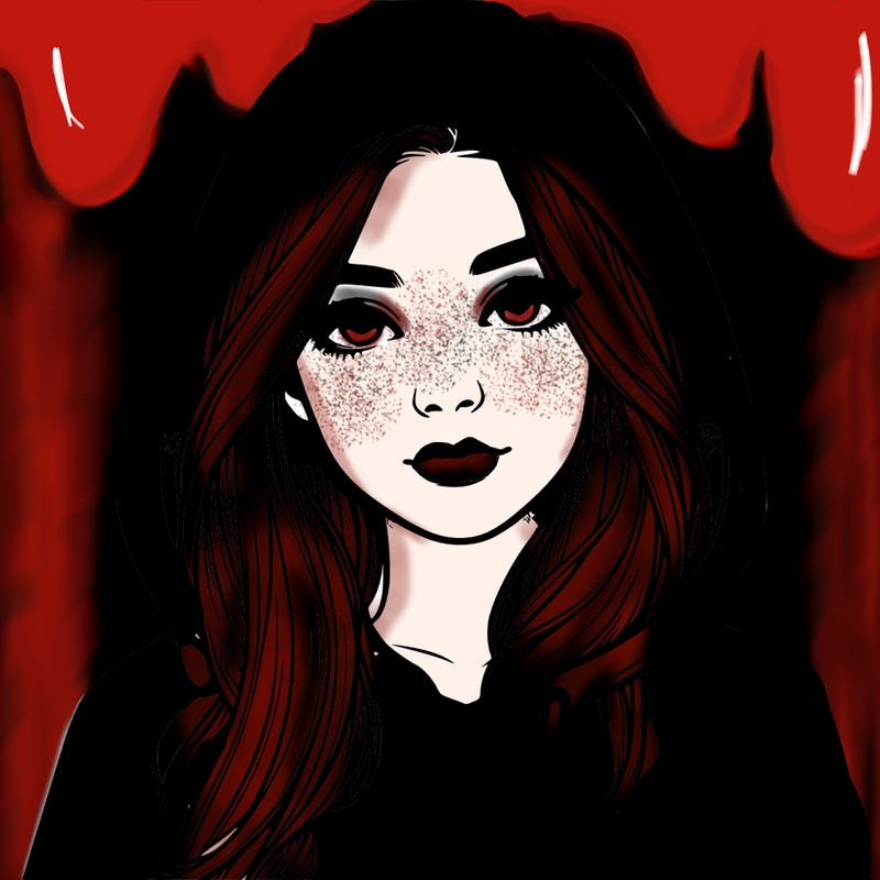 realistic girl with a hoodie