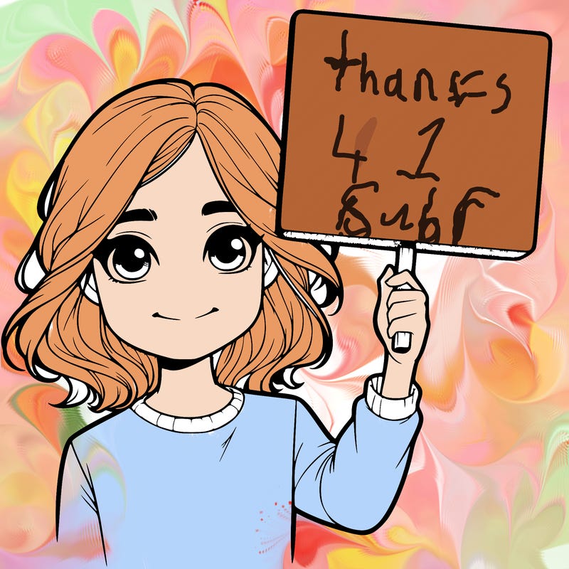 realistic girl holding up a sign