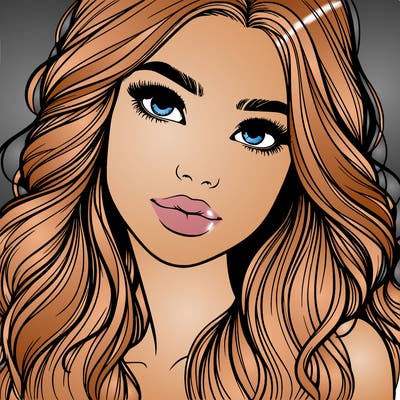 beautiful realistic girl