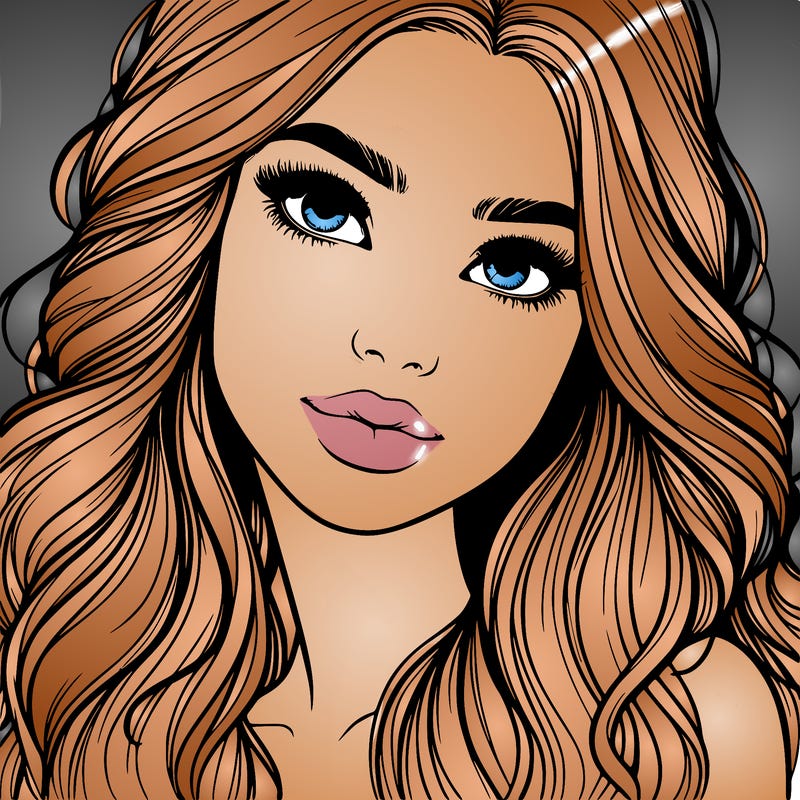 beautiful realistic girl