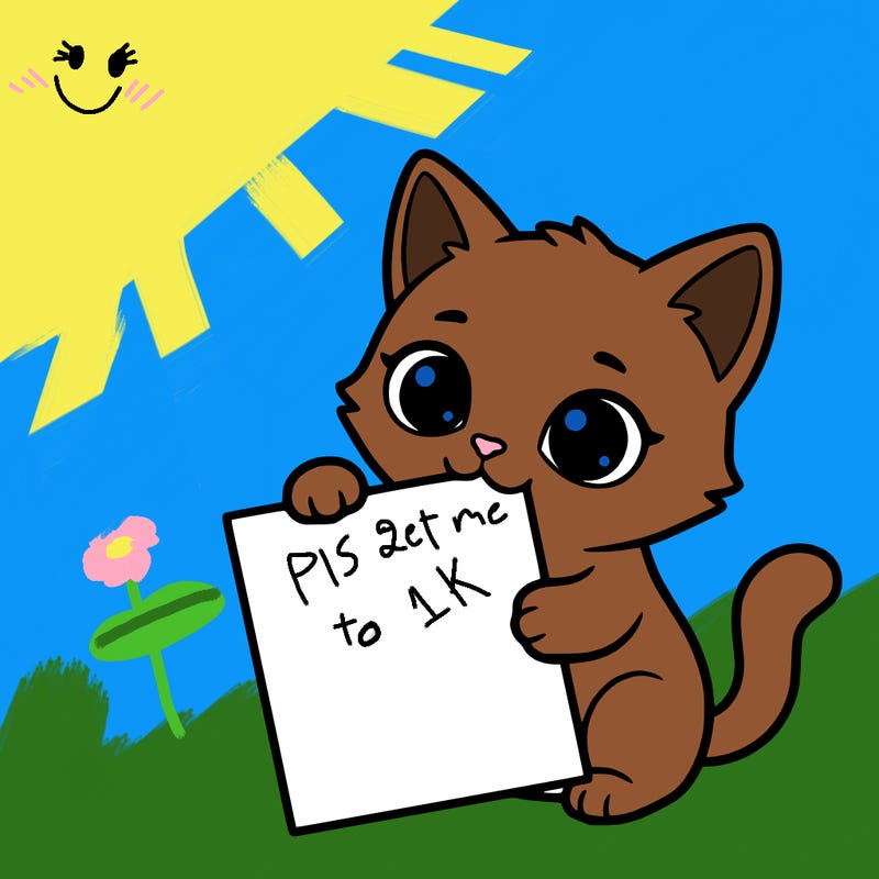 a small cat with a blank sheet of paper in its hand. the cat is sooooooo cute!