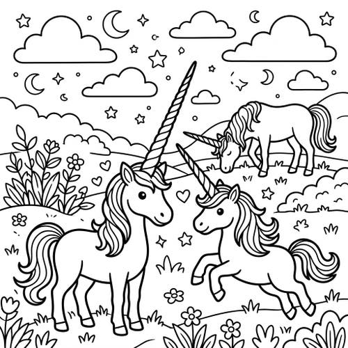 Spiral Horn Unicorns