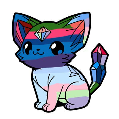 crystal kitten