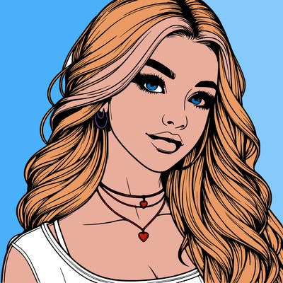 detailed realistic girl