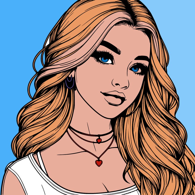 detailed realistic girl