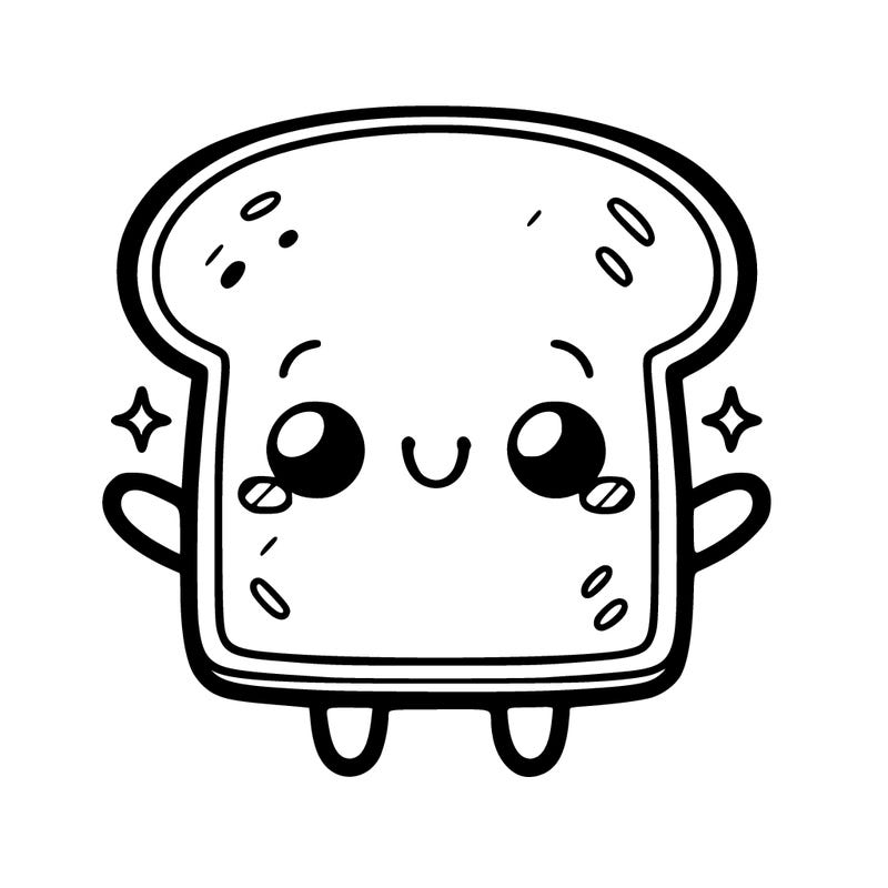 cute toast