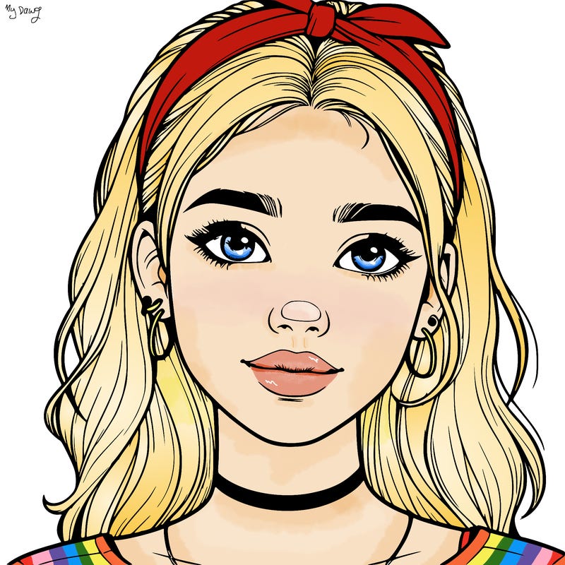 realistic teenage girl