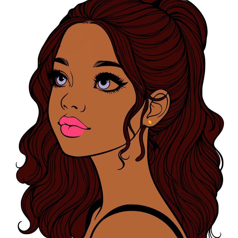 beautiful realistic girl