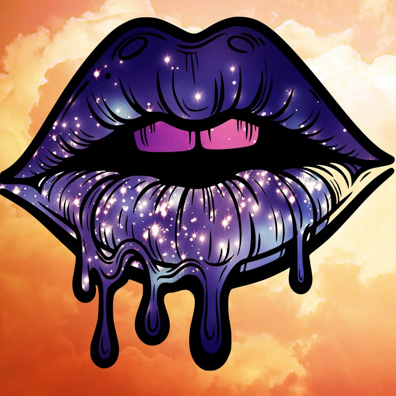 lips that look realistic and drip