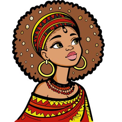african woman
