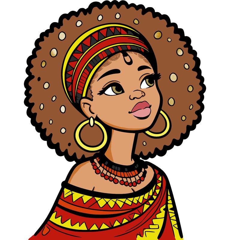 african woman