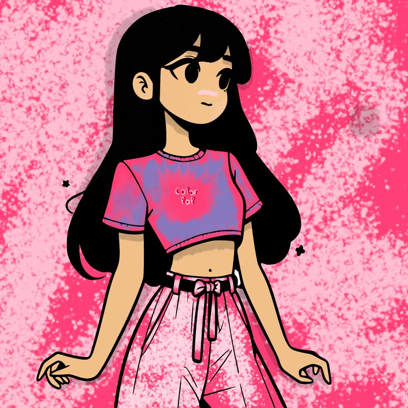 girl in a cute crop top