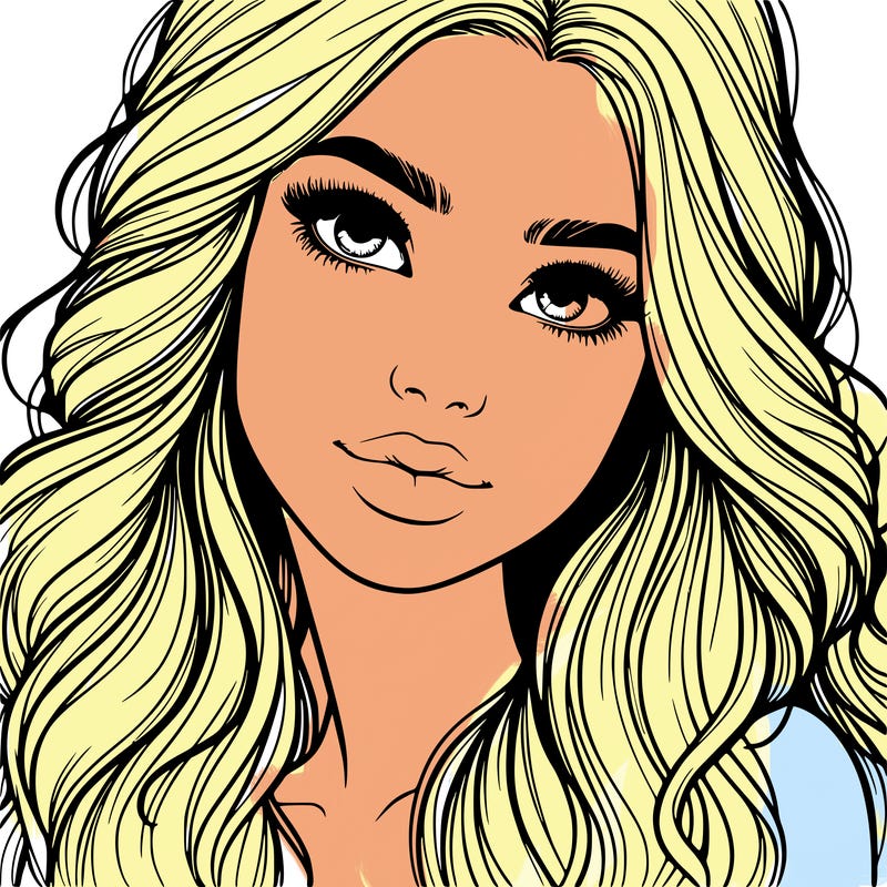 beautiful realistic girl