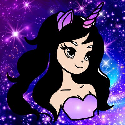 unicorn woman in person