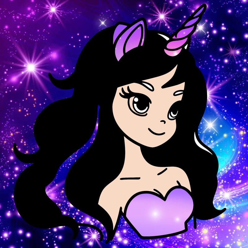 unicorn woman in person