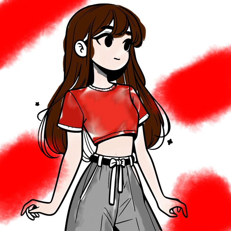 girl in a cute crop top