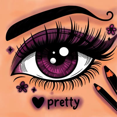 pretty eye