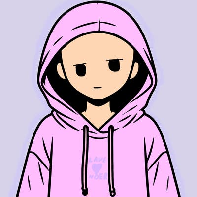 faceless girl in hoodie