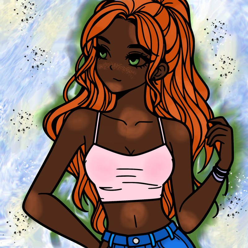 girl in crop top