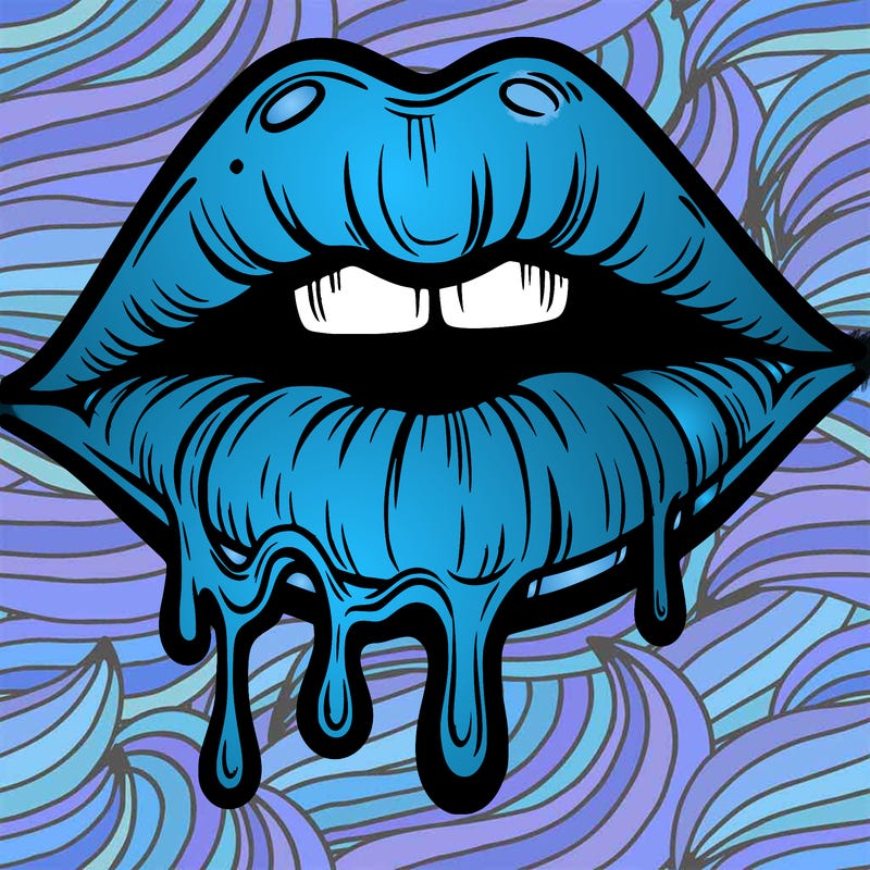 lips that look realistic and drip