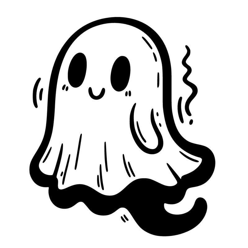 a spooky ghost