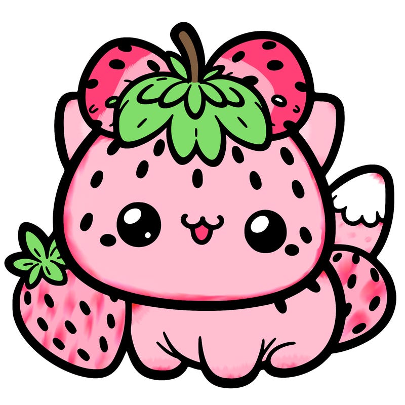 strawberry cat