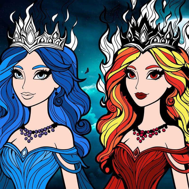 fire queen realistic