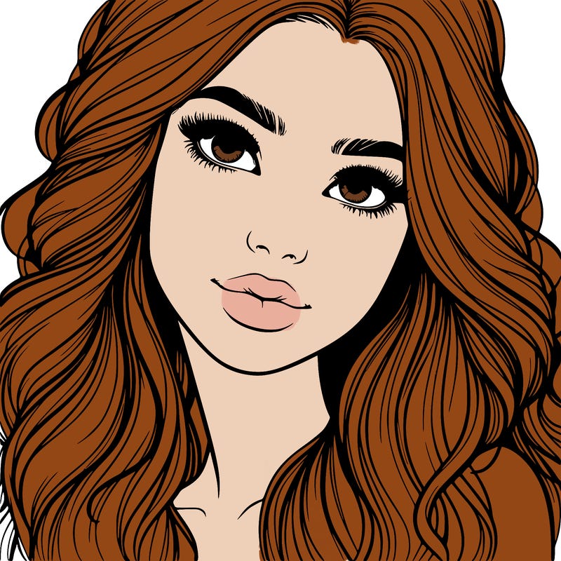 beautiful realistic girl