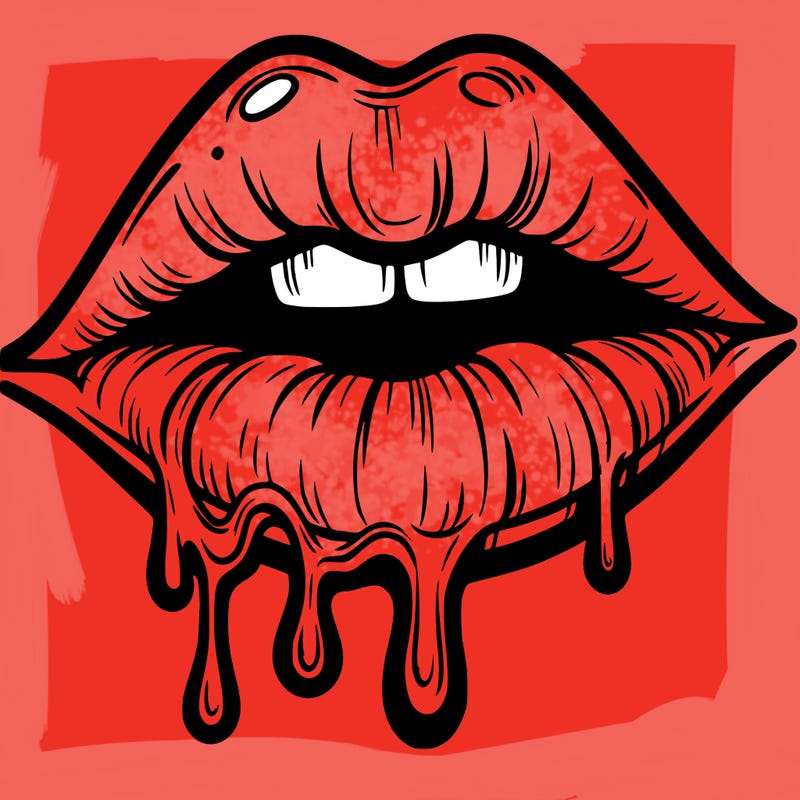 lips that look realistic and drip