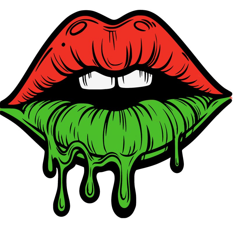 lips that look realistic and drip