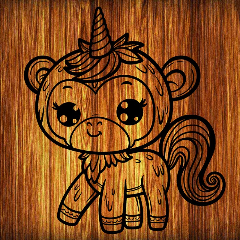 monkey unicorn
