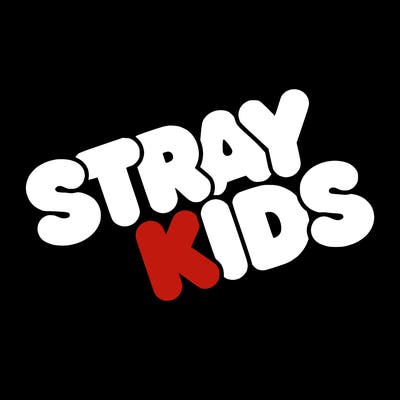 bubble letters saying stray kids