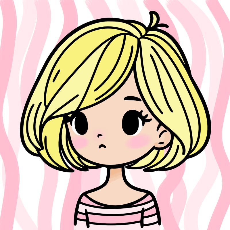 girl with short hair