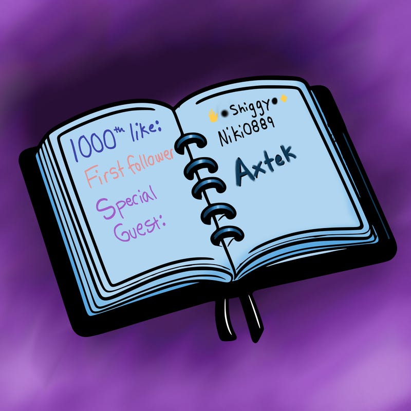 open note book blank