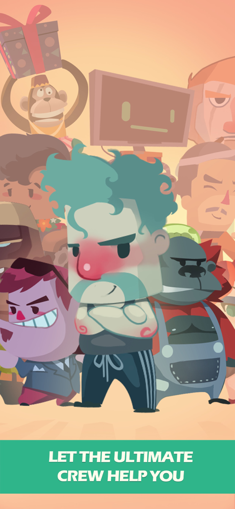 Clicker Racing - A group of diverse stylized racing crew characters from Clicker Racing