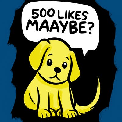 a puppy that says 5 like maybe