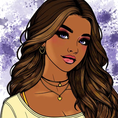 detailed realistic girl