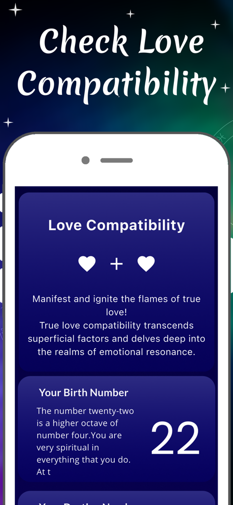 Numerology Future Astrology - 数秘術 未来占いアプリの恋愛相性と誕生数機能