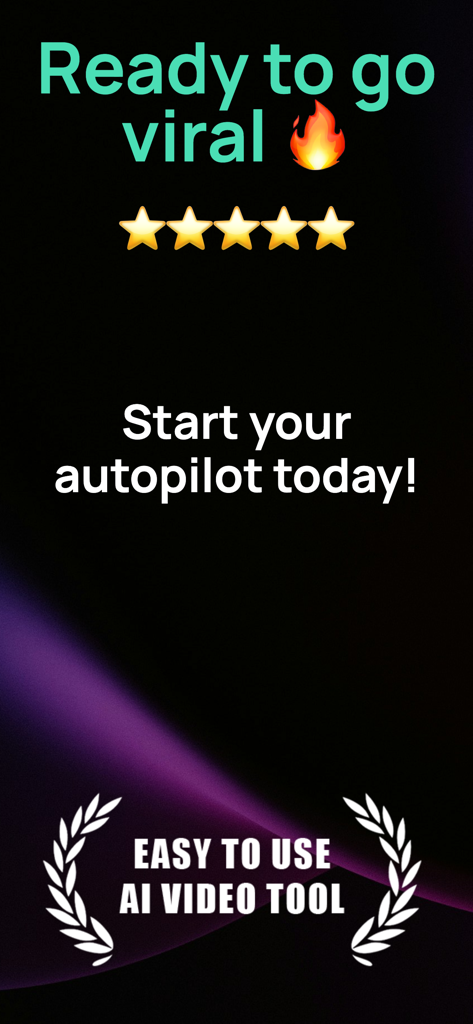 Promotional screen for Lemon Vid AI Video Studio highlighting easy to use automation for viral content.