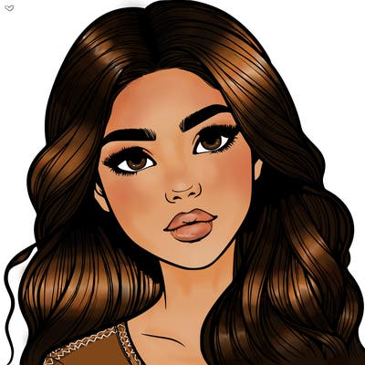 realistic teenage girl with pretty hair