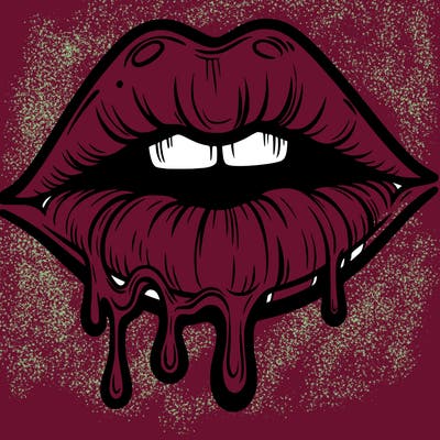 lips that look realistic and drip