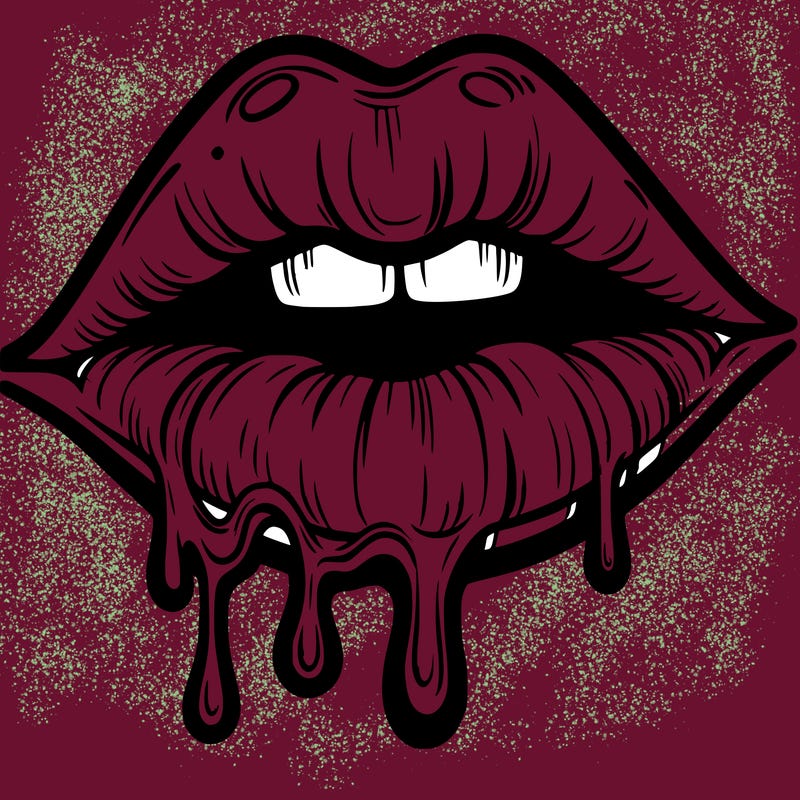 lips that look realistic and drip