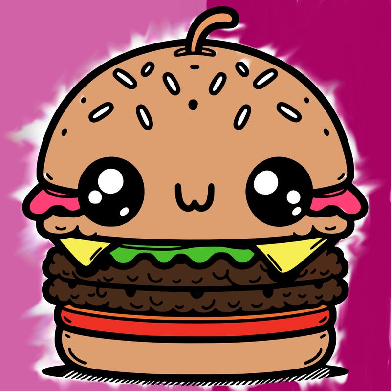 burger cute