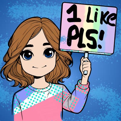 realistic girl holding up a sign