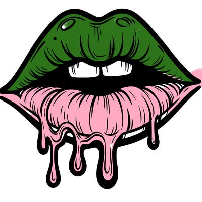 lips that look realistic and drip