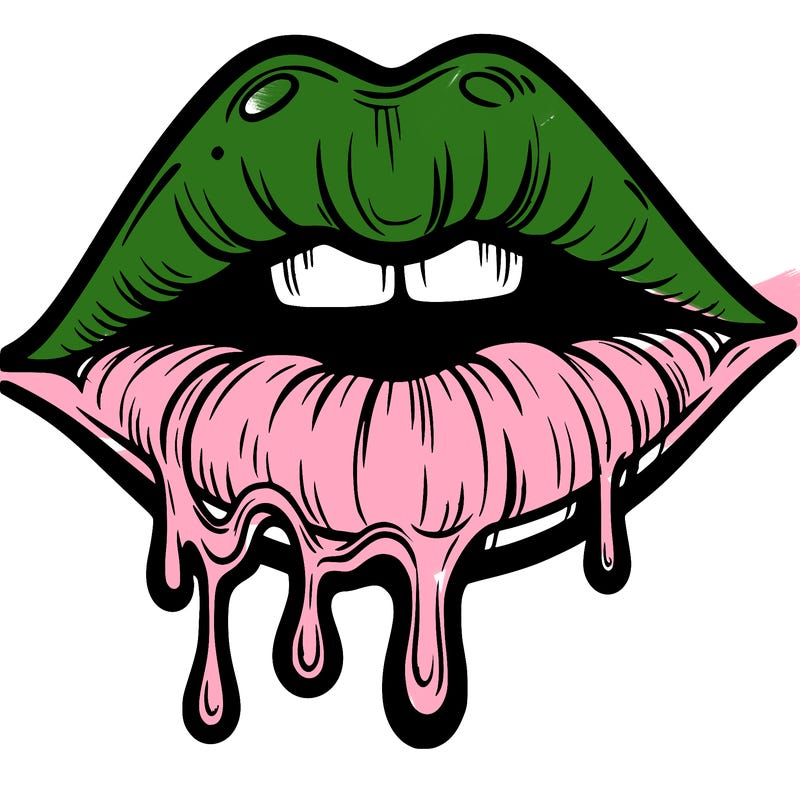 lips that look realistic and drip